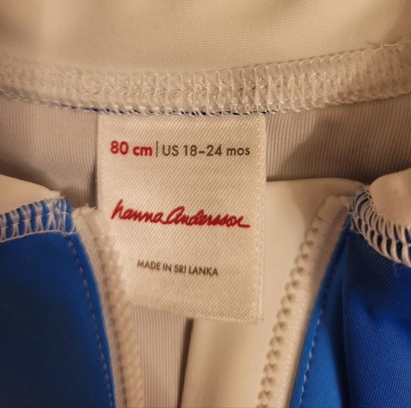 Girls Rash Guard Bathing Suit 18-24m - Picture 2 of 3